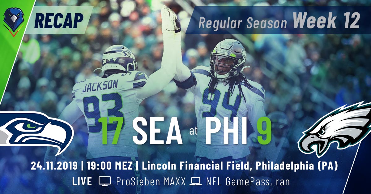 Recap: Regular Season 2019 (Week 12) – Seahawks @ Eagles – German Sea ...