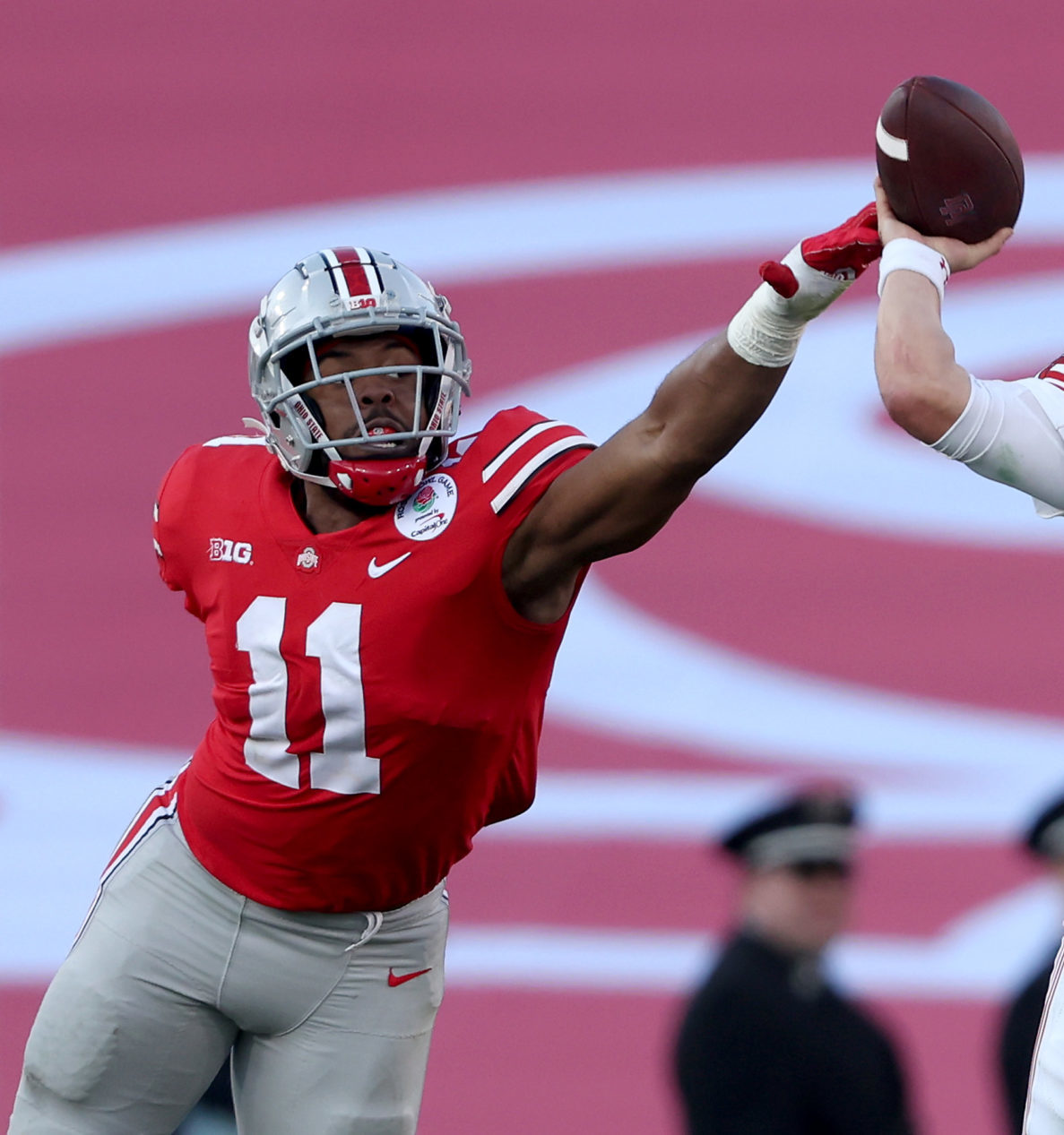 Ohio State Edge Defender Tyreke Smith picked by the Seattle Seahawks in the 2022 NFL Draft