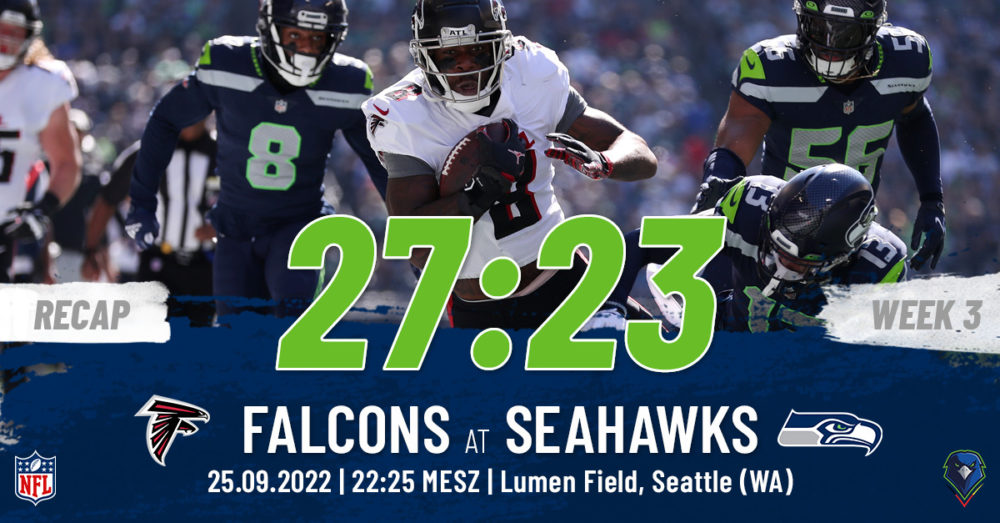 Regular Season 2022 Atlanta Falcons Seattle Seahawks Week 3