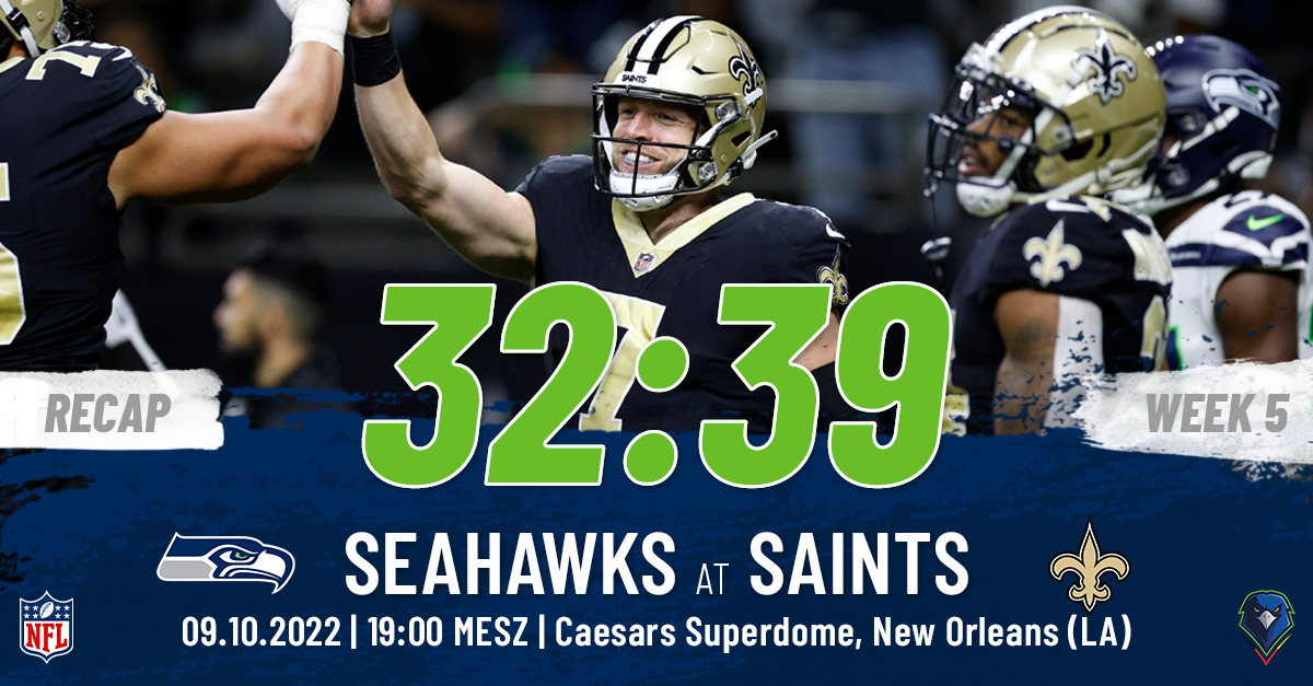 Regular Season 2022 New Orleans Saints Seattle Seahawks Week 5