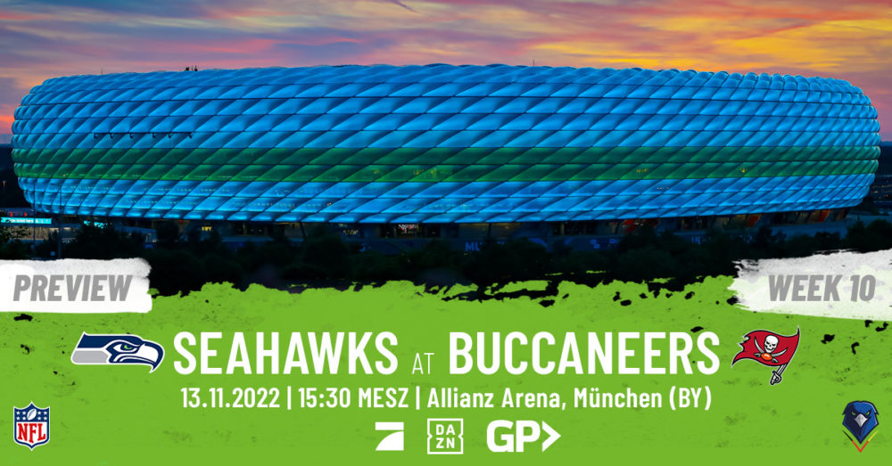 Regular Season 2022 Tampa Bay Buccaneers Seattle Seahawks Week 10 Allianz Arena GSHeimspiel