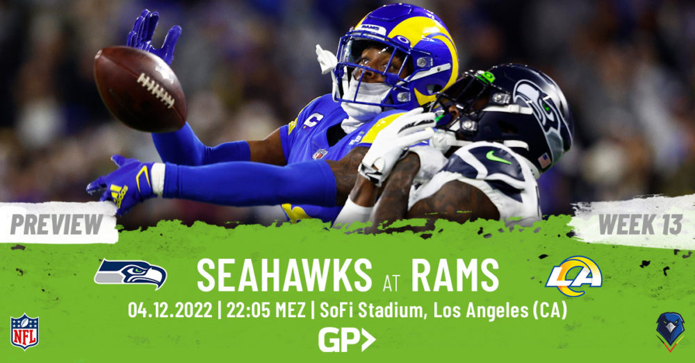 Regular Season 2022 Los Angeles Rams Seattle Seahawks Week 13