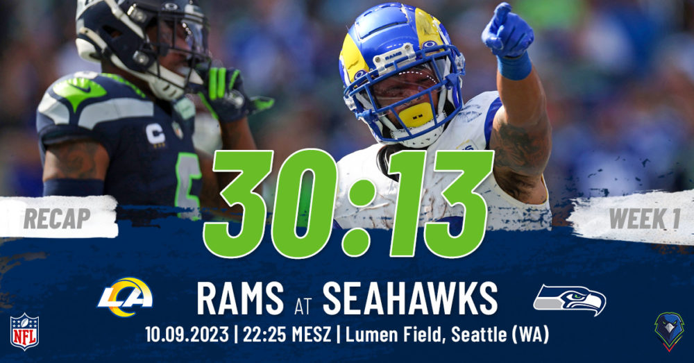 Regular Season 2023 Los Angeles Rams Seattle Seahawks Week 1 Recap