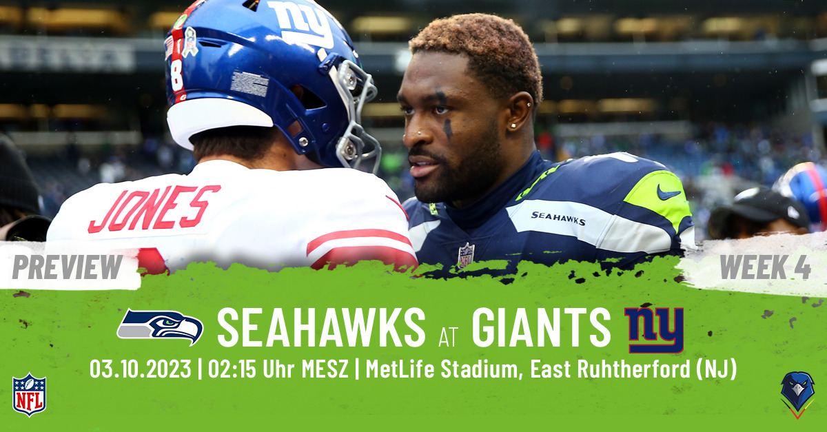 Regular Season 2023 New York Giants Seattle Seahawks Week 4