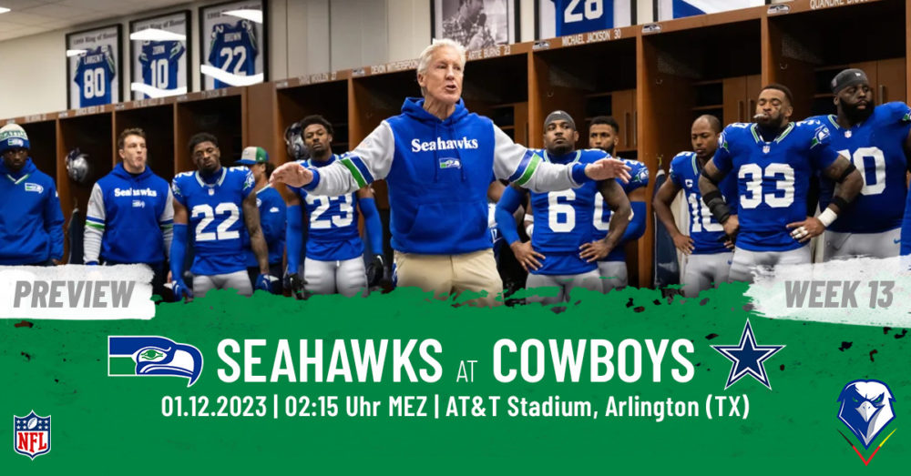 Regular Season 2023 Dallas Cowboys Seattle Seahawks Week 13 Preview