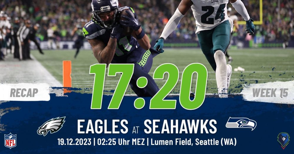 Regular Season 2023 Philadelphia Eagles Seattle Seahawks Week 15 Recap