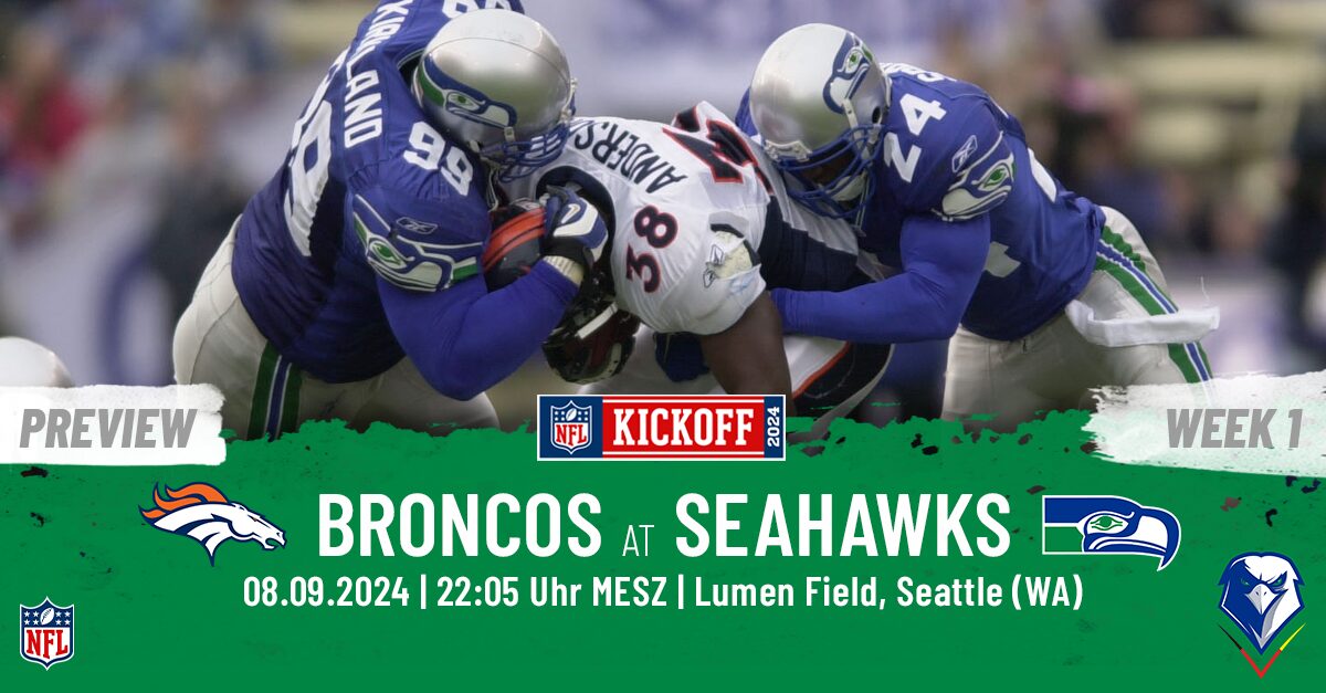 Regular Season 2024 Denver Broncos Seattle Seahawks Week 1 Preview Throwback