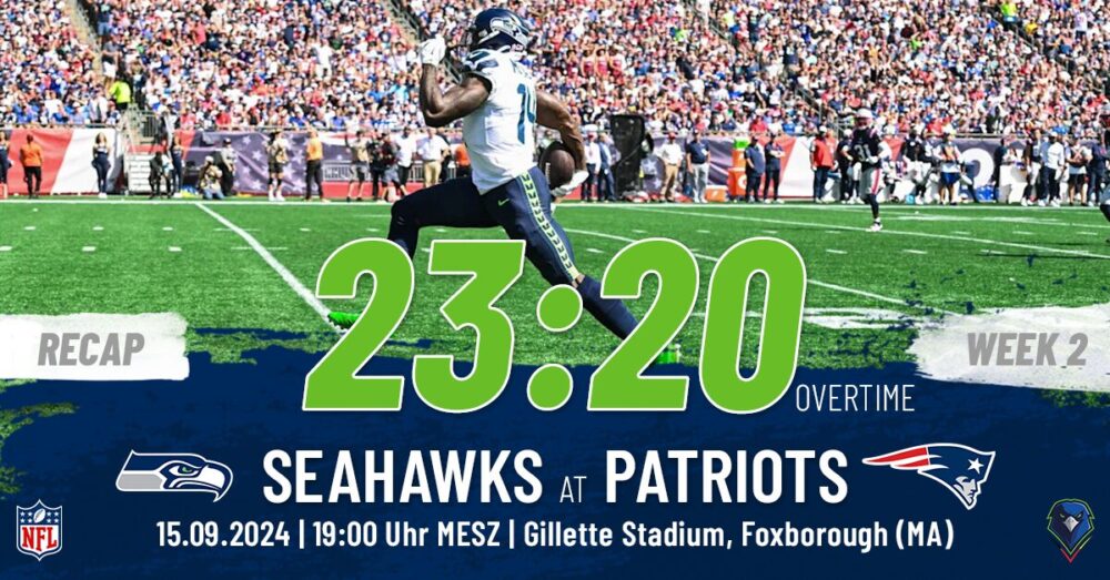 Regular Season 2024 Seattle Seahawks New England Patriots Week 2 Recap