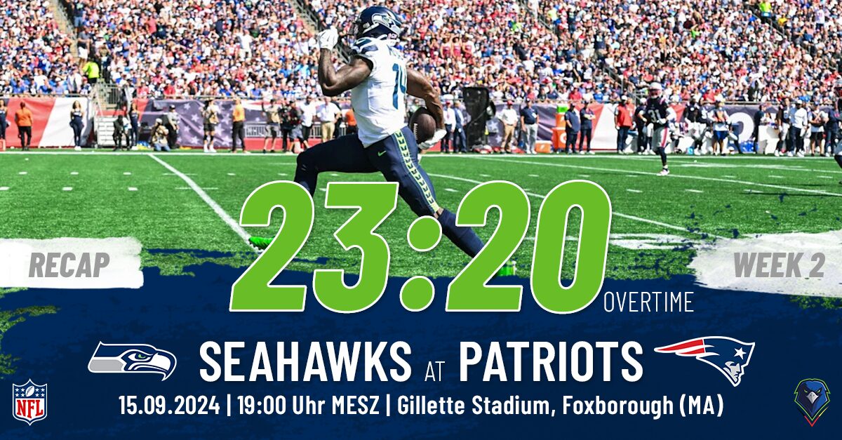 Regular Season 2024 Seattle Seahawks New England Patriots Week 2 Recap