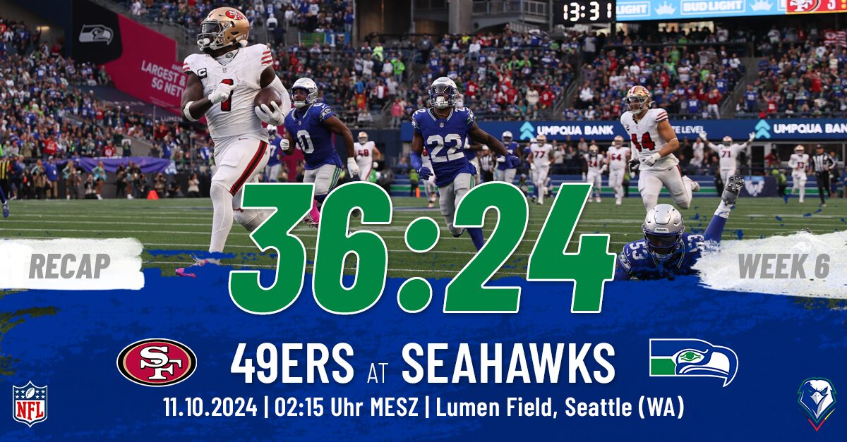 Regular Season 2024 San Francisco 49ers Seattle Seahawks Week 6 Recap