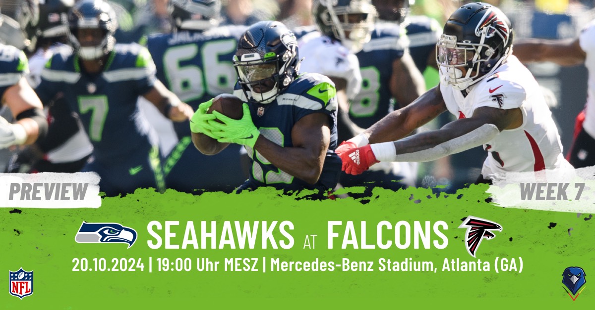 Regular Season 2024 Seattle Seahawks Atlanta Falcons Week 7 Preview