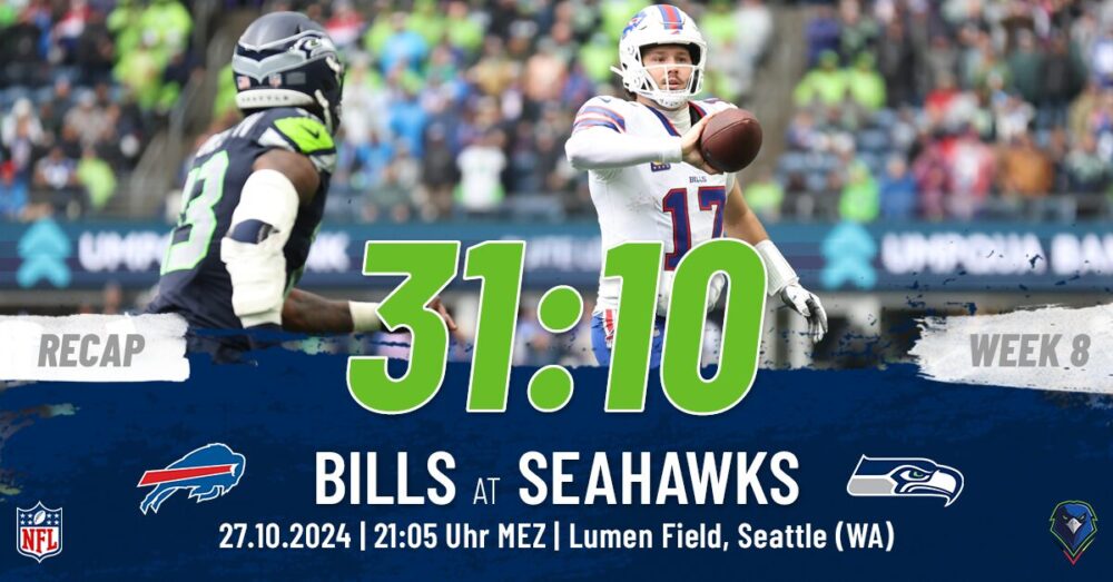 Regular Season 2024 Buffalo Bills Seattle Seahawks Week 8 Recap