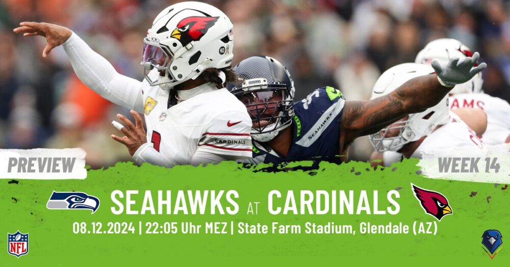 Regular Season 2024 Seattle Seahawks Arizona Cardinals Week 14 Preview